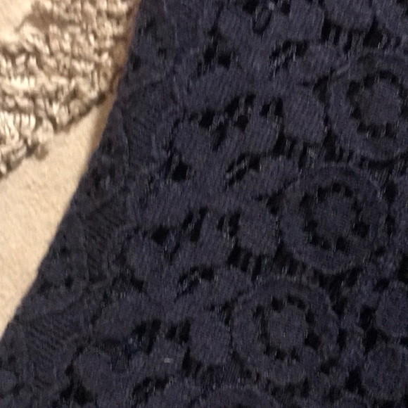 Blue Lace Blouse - Picture 3 of 4